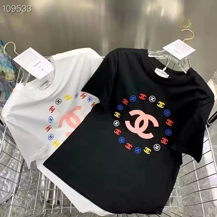 シャネル ボックスログtシャツ おしゃれ