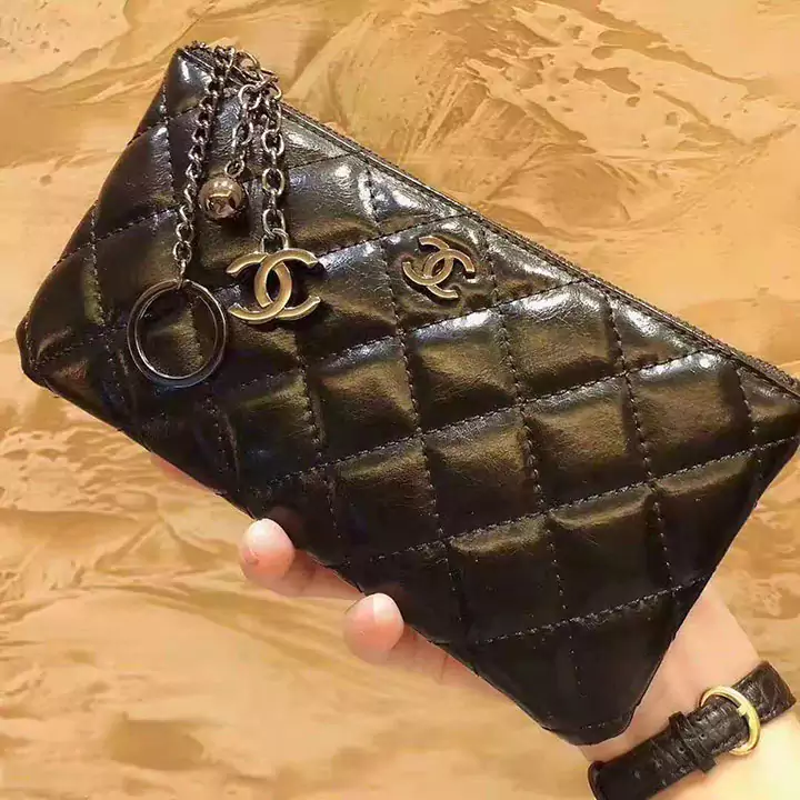 Chanel 財布 エナメル皮