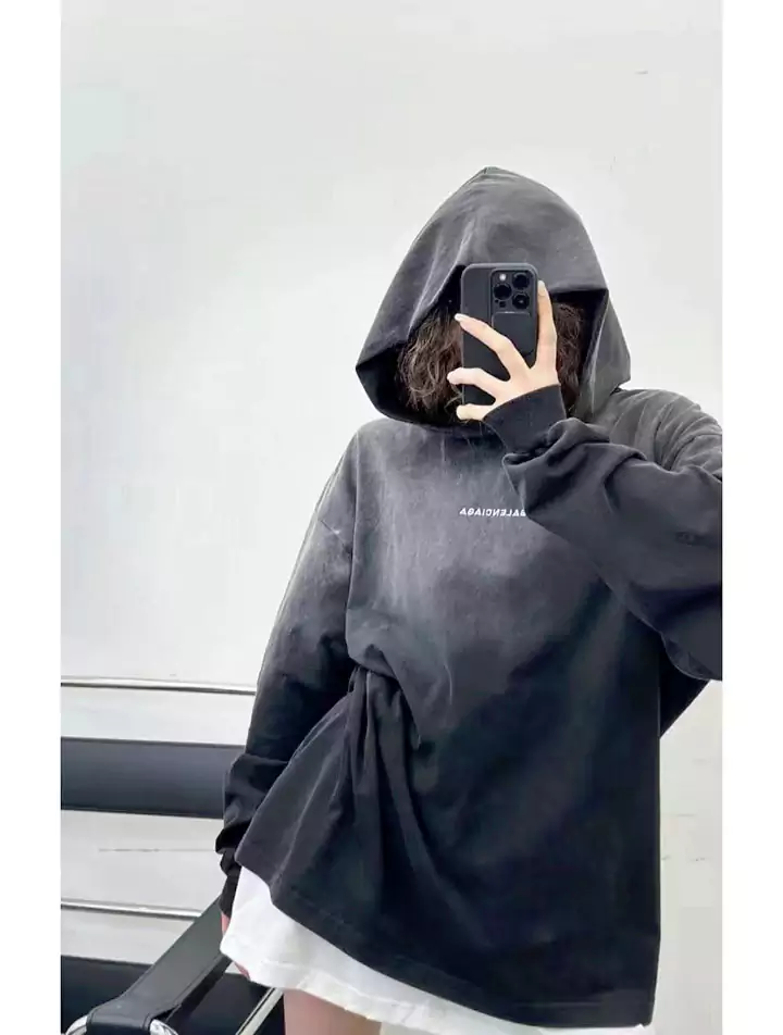バレンシアガ パーカー 帽子付き