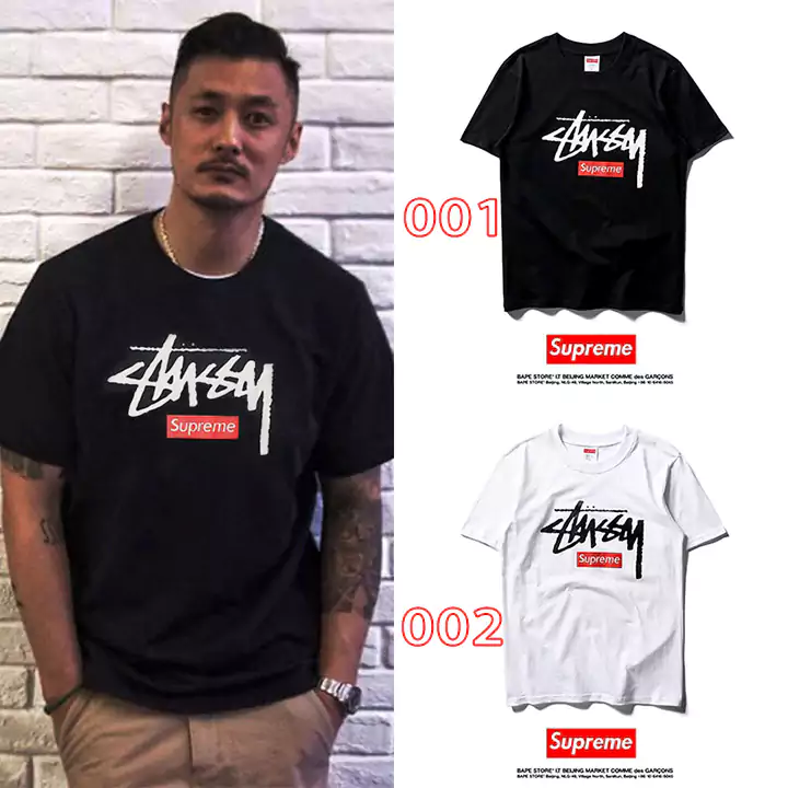 シュプリームｘステューシー 服 ｔシャツ