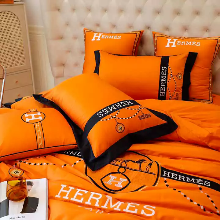 Hermes ベッドカバー