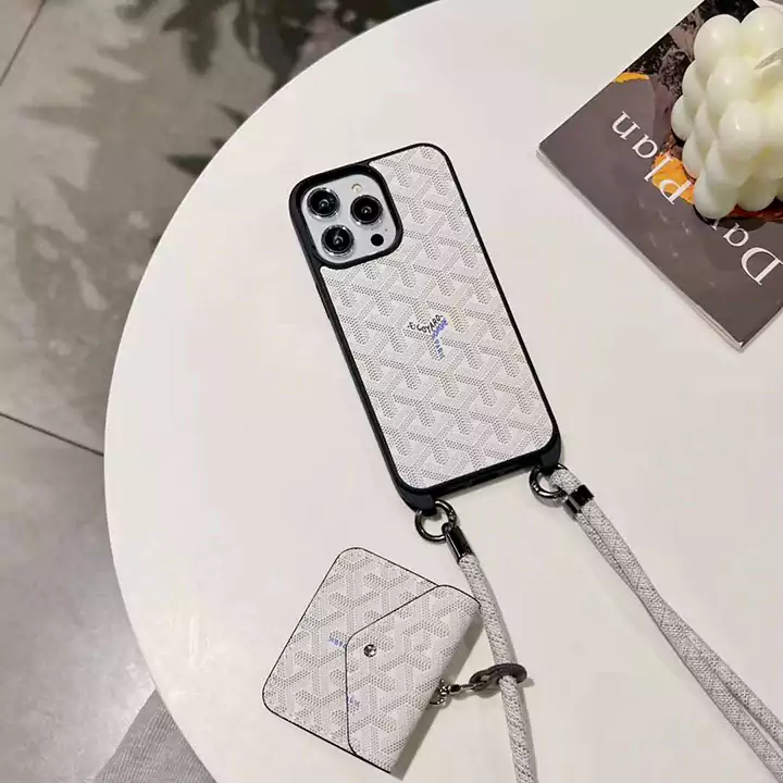 Goyard iphone16スマホケース ストラップ付き