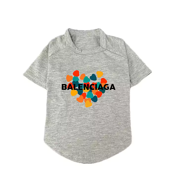 犬Tシャツ 英字マーク BALENCIAGA