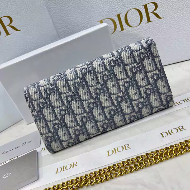 チェーン付き財布 ハイブランド dior