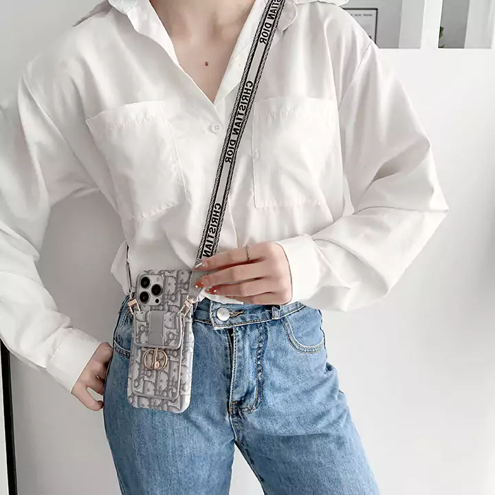 ショルダー式 dior アイフォン15プロマックスカバー