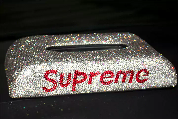 Supreme 車用ティッシュボックス