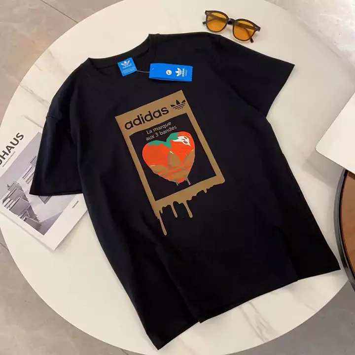 tシャツ ハート柄 adidas