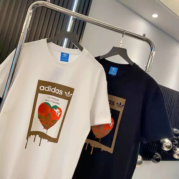 ADIDAS tシャツ プリント柄