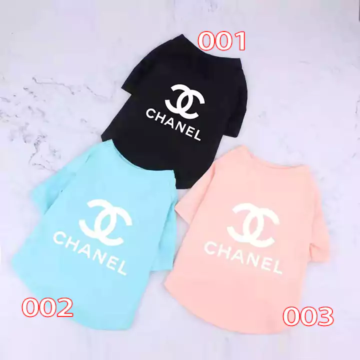 Chanel 犬ウェア tシャツ