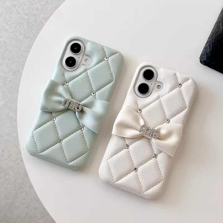 Chanel iphone16plusカバー 蝶結び