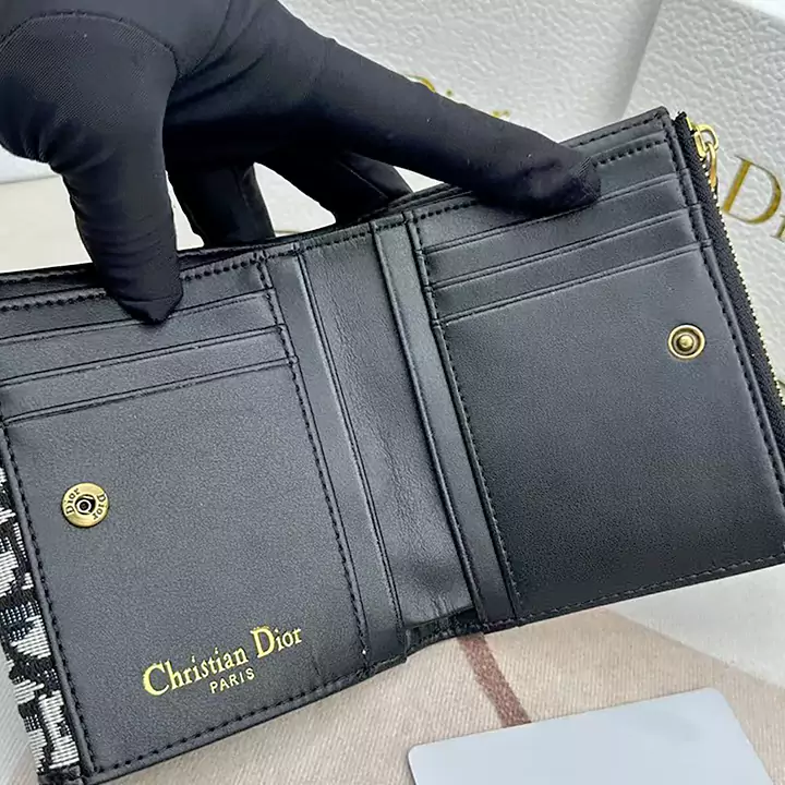 Dior カードケース 刺繡