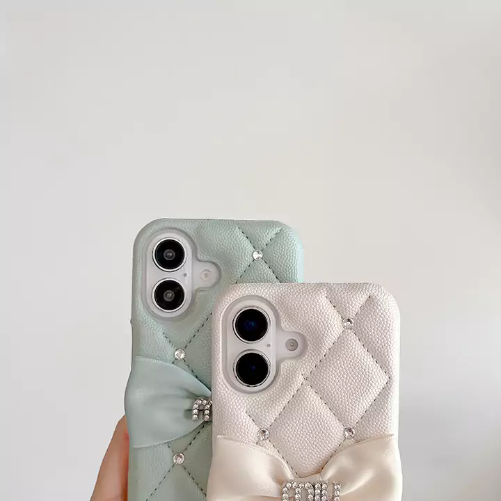 Chanel iphone16plusカバー 蝶結び