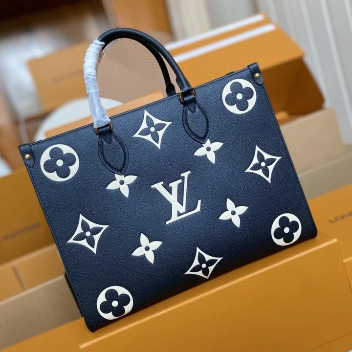 LV バッグ トートバッグ ブルー