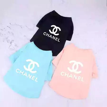 Chanel 犬ウェア tシャツ