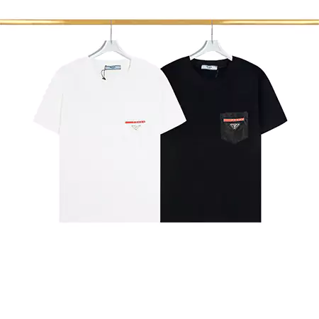 プラダ Tシャツ ポケット付き