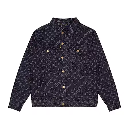 LV&Supreme シャツ デニム
