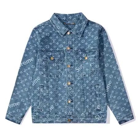 LV&Supreme シャツ デニム