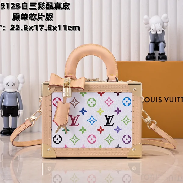 ルイヴィトン バッグ スーツケース 偽物N級品 激安通販 スーパーコピー Petite Valise m13125 村上隆